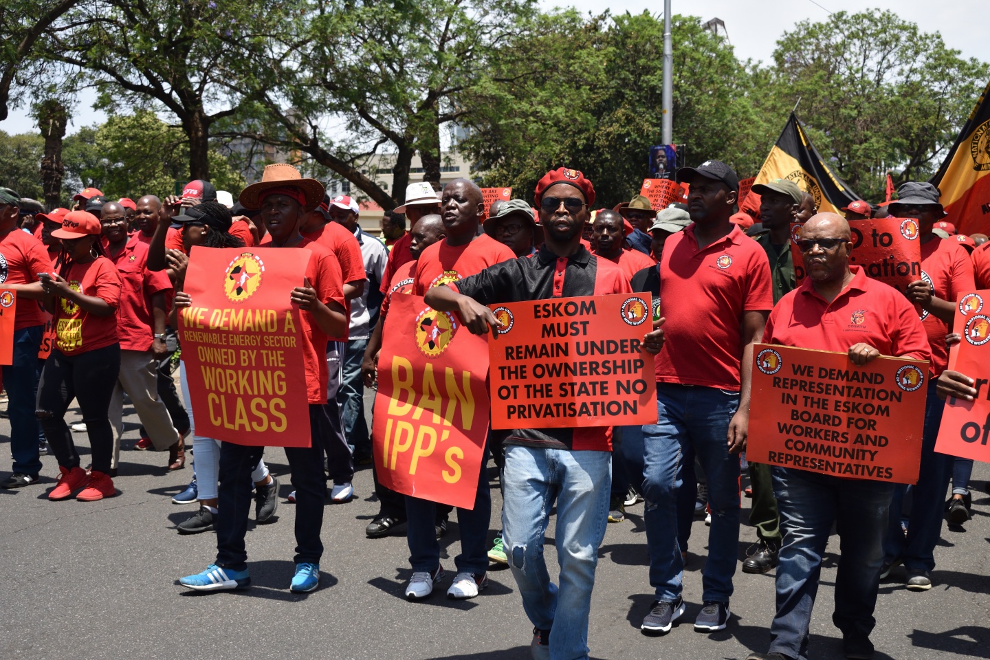 South African unions call for a Just Transition to renewable energy