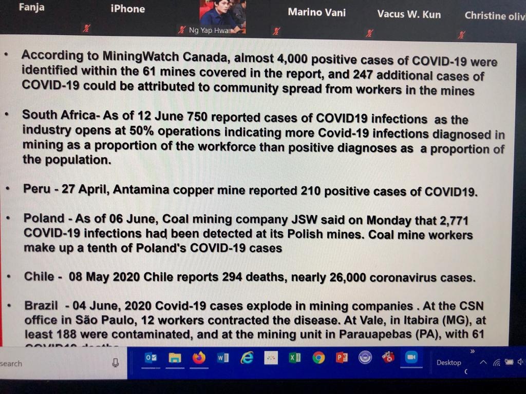 Mining Unions In Solidarity To Confront Covid 19 Industriall