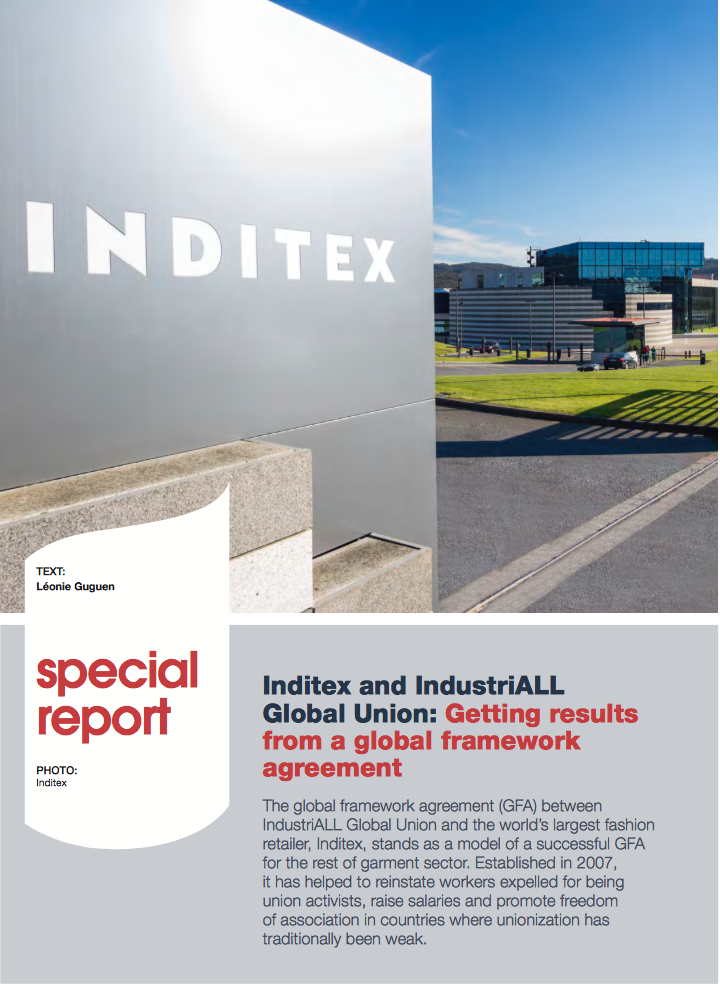 Inditex and IndustriALL Global Union 