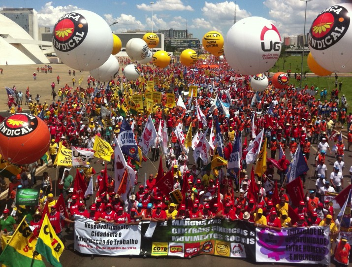 Brazilian workingclass holds National Day of Struggle IndustriALL