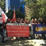 The meeting included IndustriALL affiliates from Chile, Argentina, Zambia, Namibia, South Africa, Canada, USA and Australia .