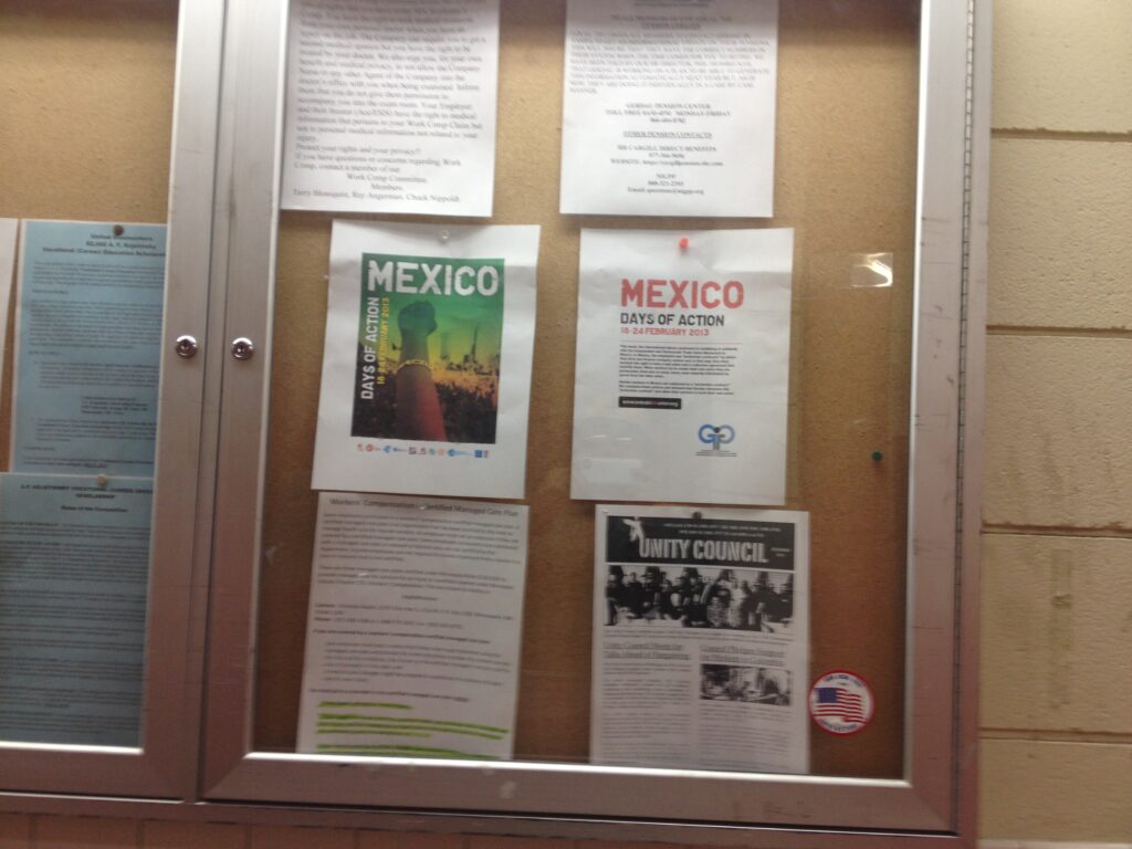 USW Gerdau workers support Mexico days of action in Saint Paul Minnesota