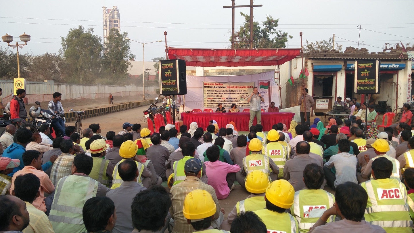 PCSS stands for precarious workers’ rights at Jamul cement plant in