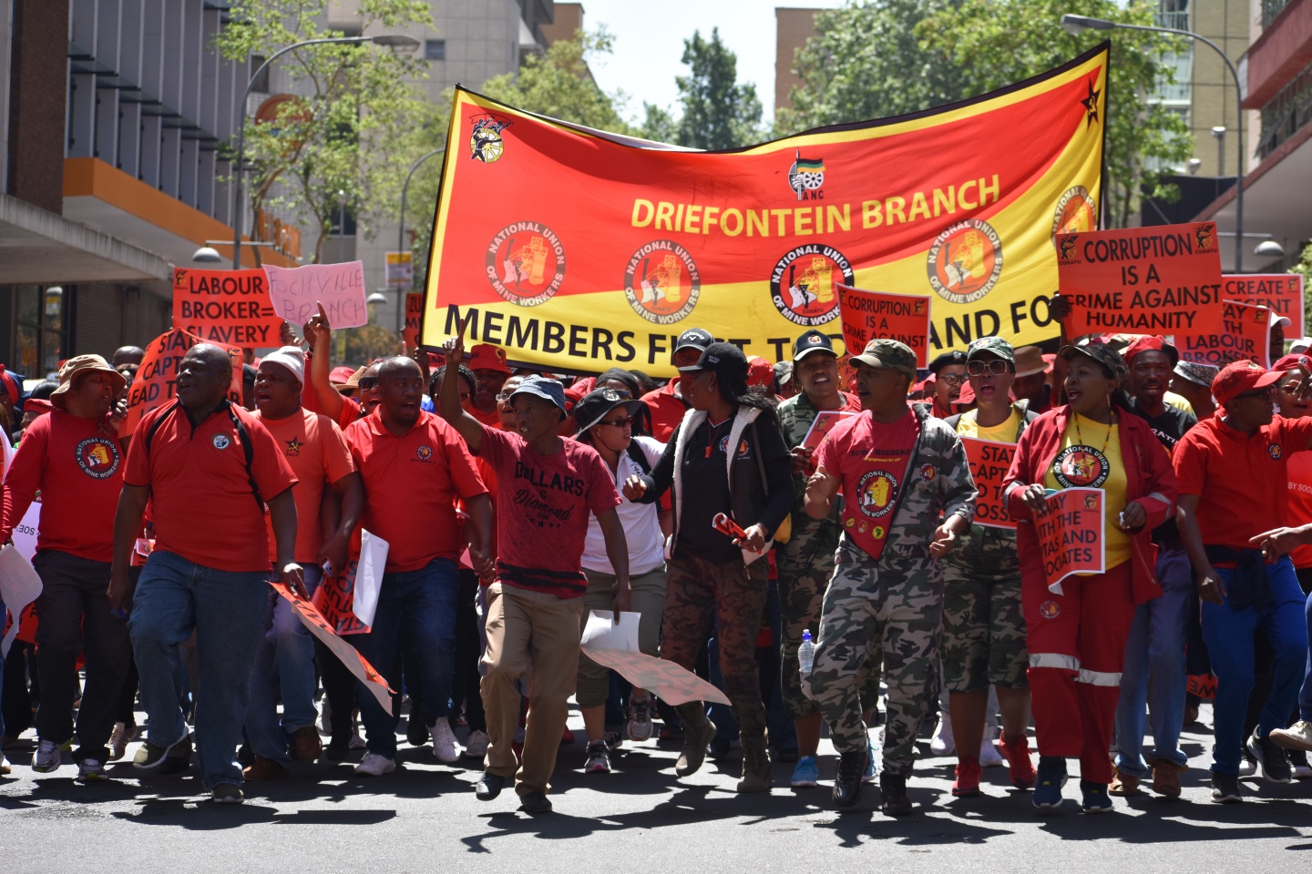 South Africa Thousands of workers support national strike IndustriALL