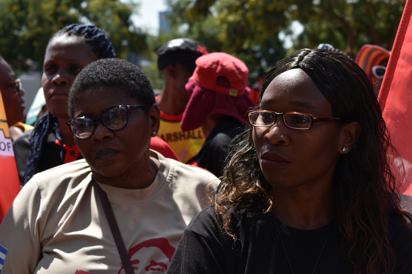 South African women’s council pickets against sexual harassment at