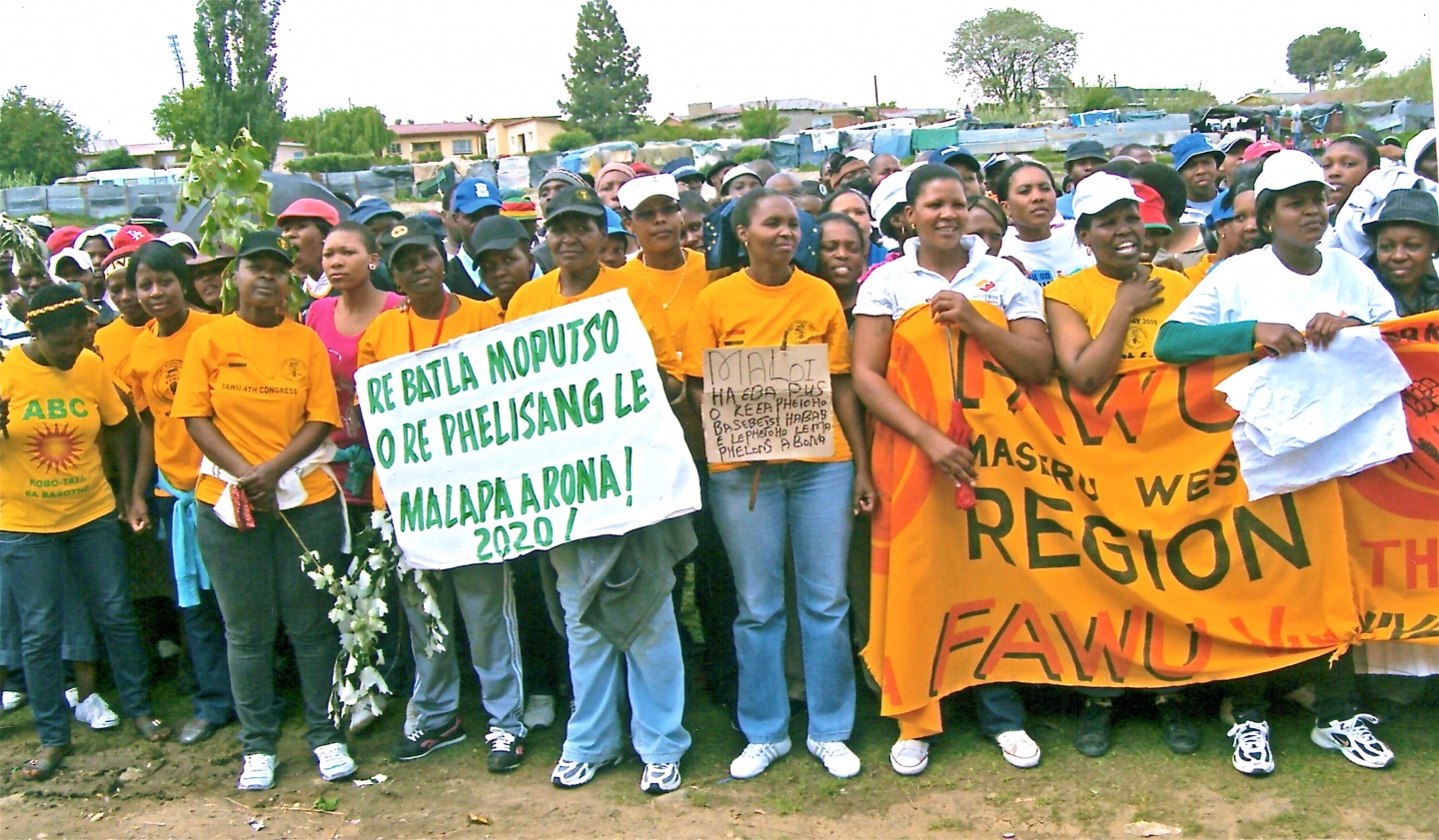 Lesotho workers march for a living wage | IndustriALL