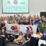 todos en el cierre del seminario SASK Brasil