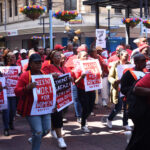 SACTWU workers march against supply chain exploitation in Cape Town