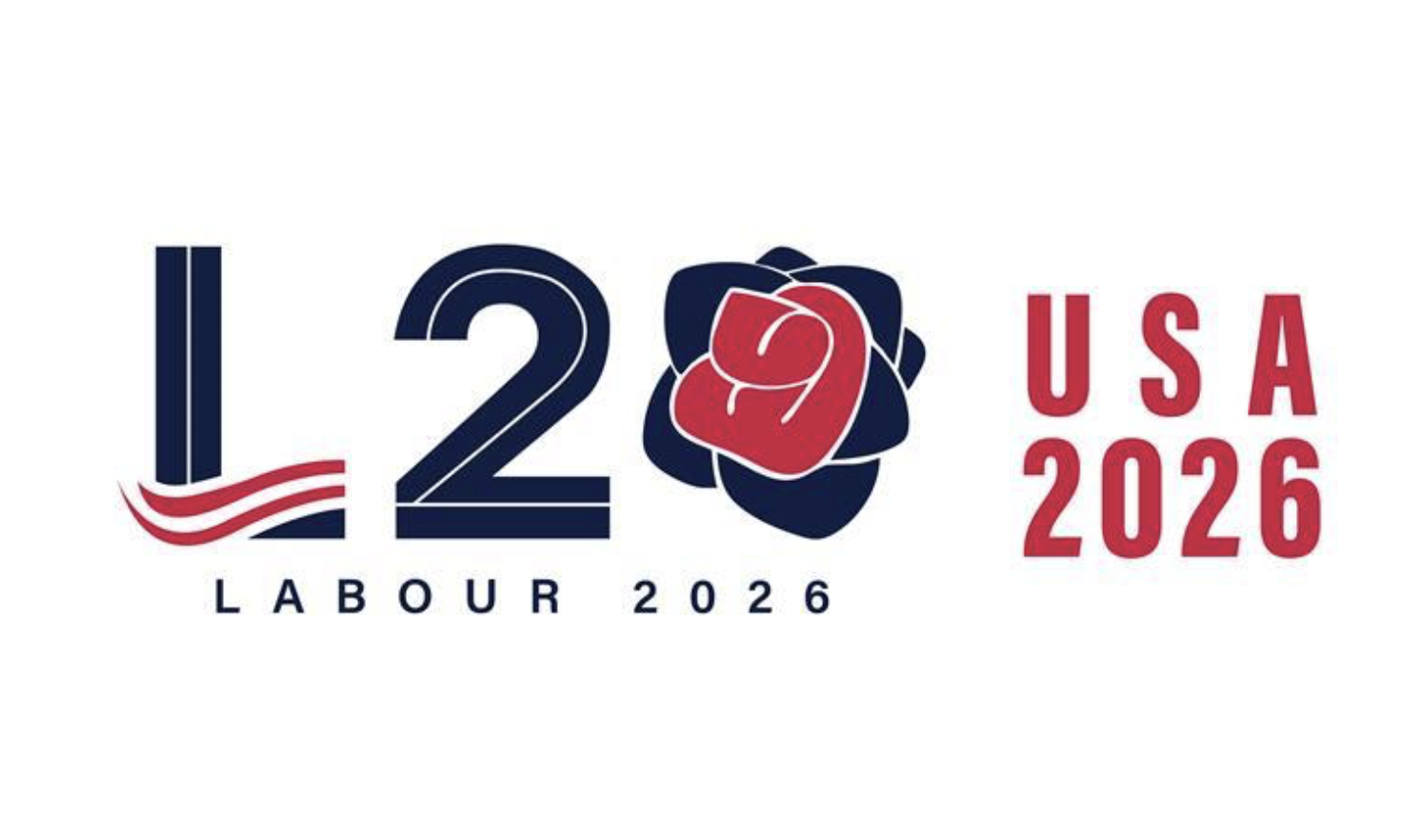The Labour 20 (L20) logo for the USA 2026 G20 presidency cycle.
