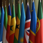 Member country flags at the AfDB Annual Meetings, Brazzaville, May 2026