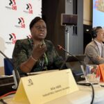 Rose Omamo at the IndustriALL Executive Committee meeting, Geneva, 11-12 June 2026