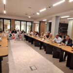 Participants seated at IndustriALL Summer School with Armenian affiliates in Yerevan