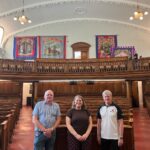 Judith Kirton-Darling, deputy general secretary industriAll Europe, and Atle Høie, general secretary IndustriALL Global Union, at Redhills, Durham Miners Hall.
