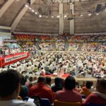 Speakers Address Delegates from the Stage at New Delhi Convention