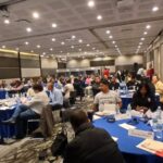 Participantes del Seminario-Taller Internacional sobre Derechos Sindicales en México y la revisión del T-MEC durante una sesión sobre sindicalismo democrático y negociación colectiva.