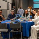 Participantes del Seminario-Taller Internacional sobre Derechos Sindicales en México y la revisión del T-MEC trabajan en grupos para analizar las prioridades futuras y el papel que debería desempeñar IndustriALL en el fortalecimiento del movimiento sindical democrático en México.