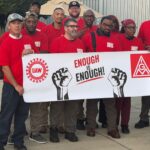 UAW members at Mercedes-Benz's plant in Vance, Alabama, sent a message of solidarity to German autoworkers: "We stand with the workers in Germany. Enough is enough."