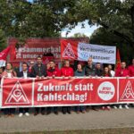 IG Metall and VW shop stewards rally in Hanover