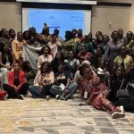 Group photo at IndustriALL's sub-Saharan Africa regional women's committee meeting