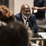 Dr Kouamé speaks on Health and Safety at the youth in mining conference