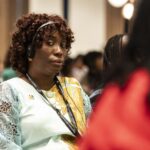 Participant in Women in mining meeting in Abidjan