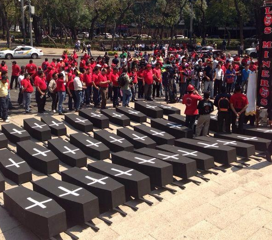 Photo from a commemoration by Los Mineros in 2016