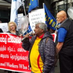 Профсоюзный активист из Шри-Ланки Антон Маркус критикует компанию Ansell за её отношение к работникам.