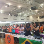 Les déléguées de la Conférence des Femmes votent pour une représentation de 40% des femmes dans les postes dirigeants et les structures d’IndustriALL. Vienne, Autriche, le 16 septembre 2015