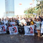 IndustriALL Executive Committee joins a trade union and civic society rally in Phnom Penh in December 2015.