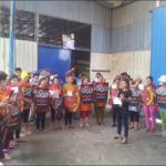 STOP Precarious Work action in Cambodia.