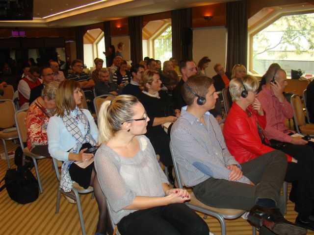 At the conference on Stop Precarious Work Campaign