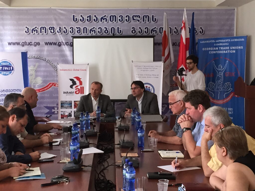 Meeting with Georgian affiliates.