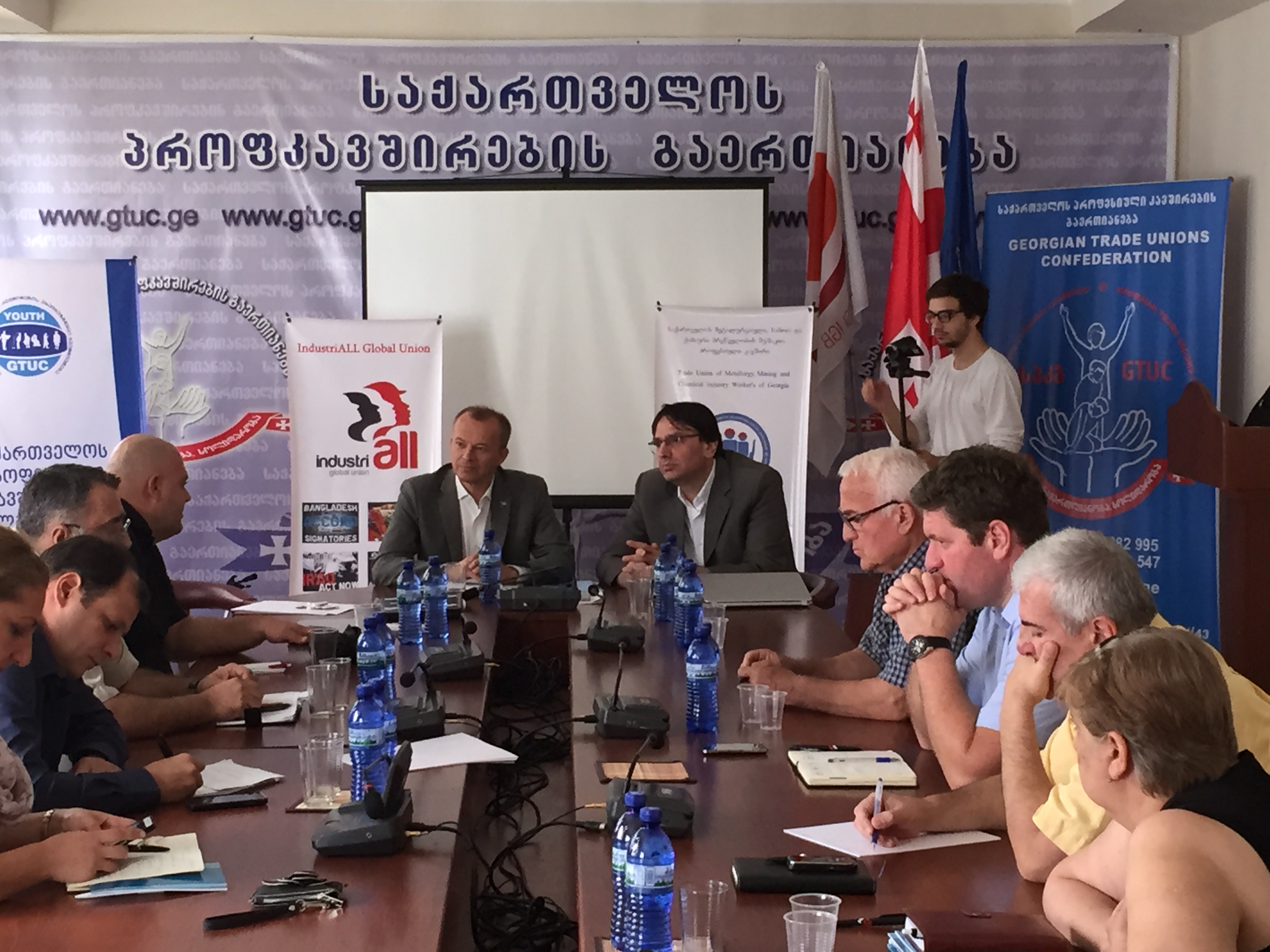 Meeting with Georgian affiliates.