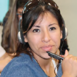 Mercy Sigrid Castillo Humana from the National Federation of Textile Workers in Peru.