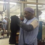 Garment worker in South Africa. Photo credit: SACTWU