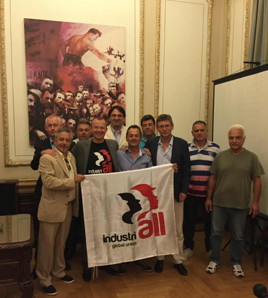 Solidarity mission to Greece.