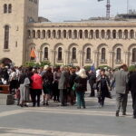 "Stop Precarious Work" rally in Armenia