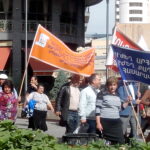 "Stop Precarious Work" rally in Armenia