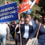 "Stop Precarious Work" rally in Armenia
