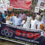 Action in India on 7 October. 