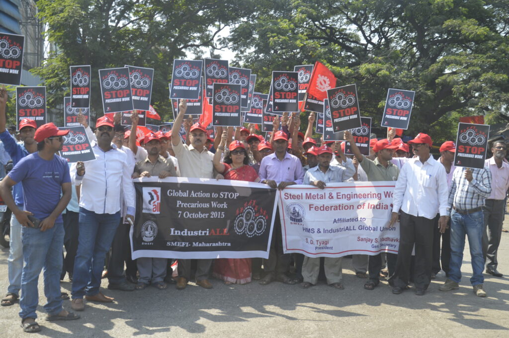 Action in India on 7 October. 