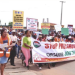 Demonstrations to STOP Precarious Work in Lagos, Nigeria. 