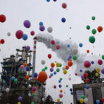 ©Neil Labrador, ES – Работники Tamoil запустили 258 воздушных шаров, на каждом – имя одного из работников, который может потерять работу