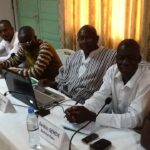 Участники обсуждения тактики противодействия нестандартной занятости в Западной Африке.