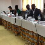 Участники обсуждения тактики противодействия нестандартной занятости в Западной Африке.