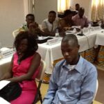 Участники обсуждения тактики противодействия нестандартной занятости в Западной Африке.