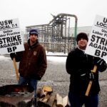 Local 7-1 del USW en Indiana – Trabajadores petroleros de BP en huelga. Fuente: USW