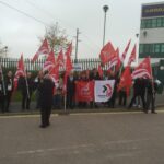 Акция представителей глобальной профсоюзной сети работников Goodyear в Вулверхэмптоне, Великобритания