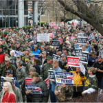 Многотысячный митинг шахтеров в США, 2013 г.