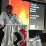 Andrew Vickers, président du réseau syndical mondial de Rio Tinto et Secrétaire général des mines et de l’énergie du CFMEU, l’affilié australien d’IndustriALL 